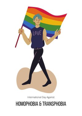 Against Homophobia & Transphobia (Flyer)