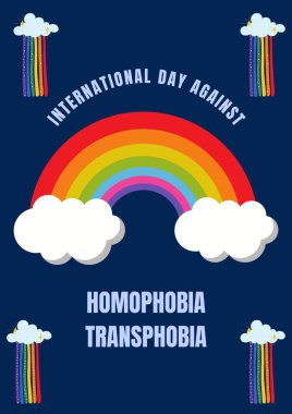 blue modern Homophobia and Transphobia (Flyer)