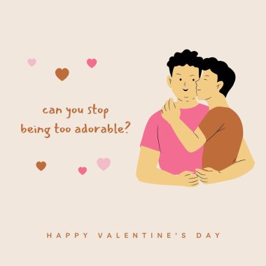 Brown LGBTQ Valentine's Day Instagram Post