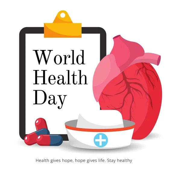Día Mundial Salud Instagram Post — Foto de Stock