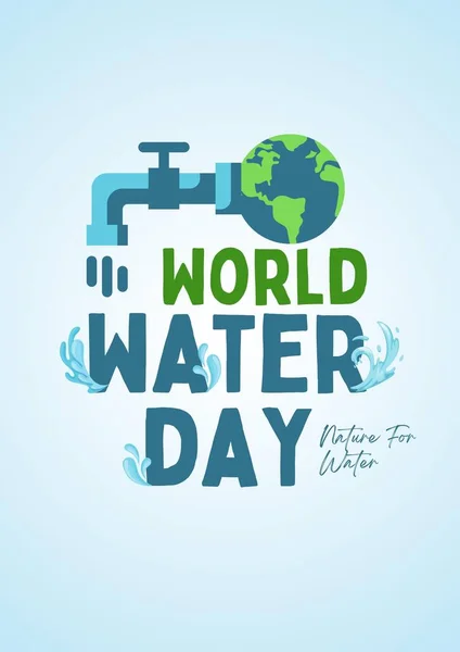 World Water Day Flyer — Stock Photo, Image