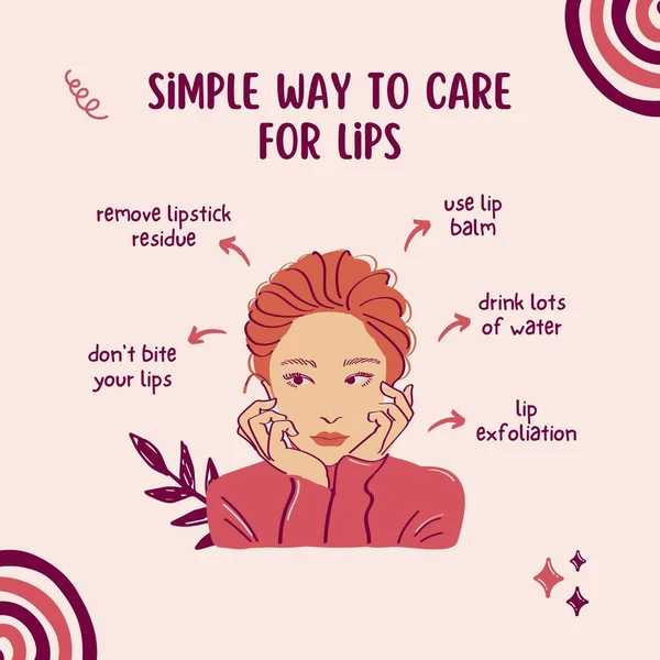 Pink Creative Beauty Tips Instagram Post