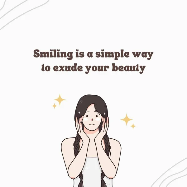 White Beauty tips Instagram Post