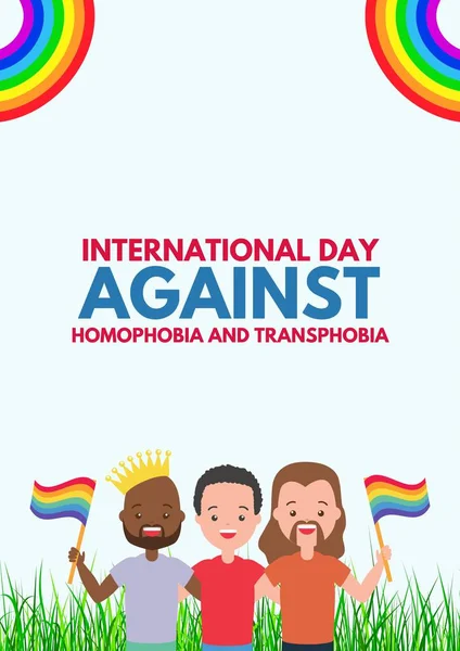 stock image International Day Against Homophobia  and Transphobia (Poster)