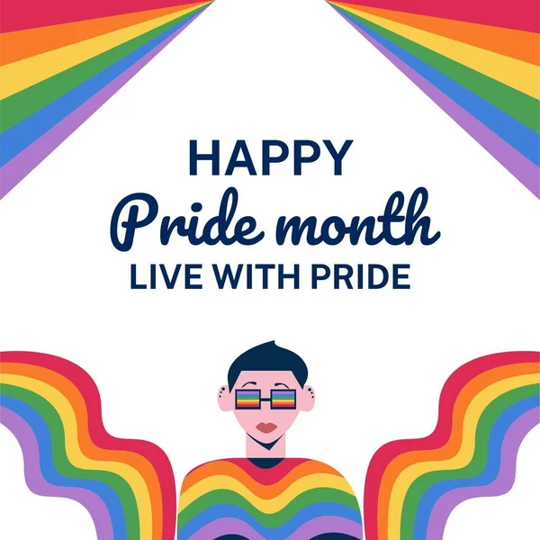 Colorful Modern Pride Month Instagram Post