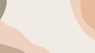 Brown Abstract Shape Desktop Wallpaper