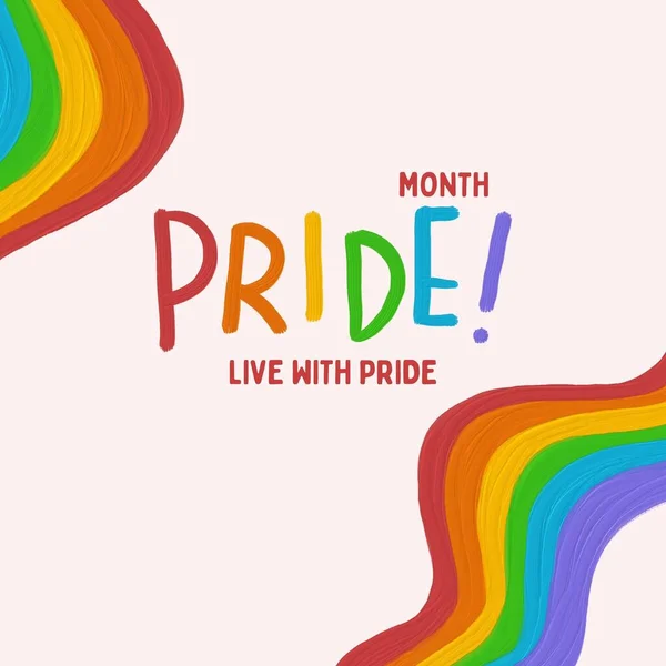 Stock image Pride Month art graphic design art graphic design