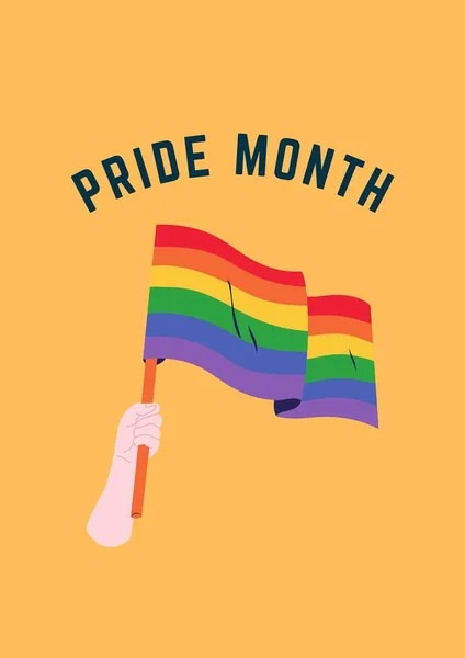 Yellow Modern Pride Month (Flyer)