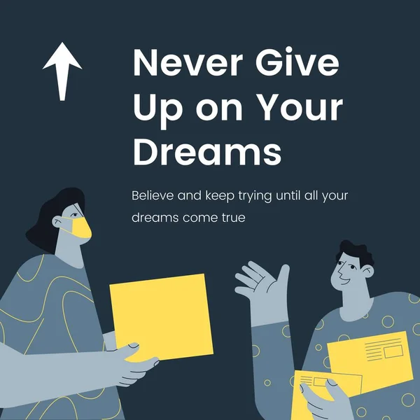 Blue Minimalist Business Motivation Quote Instagram Post