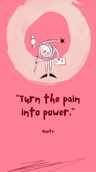 Pink Playful Illustration Daily Quotes Instagram Story — 스톡 사진