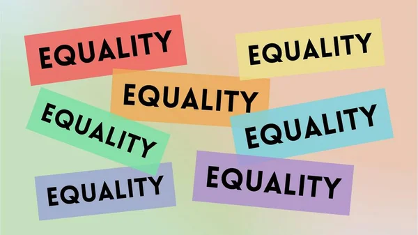 Colorful Equality Pride Desktop Wallpaper — Fotografia de Stock