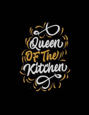 Mutfak Tipografisi Kraliçesi tişörtü