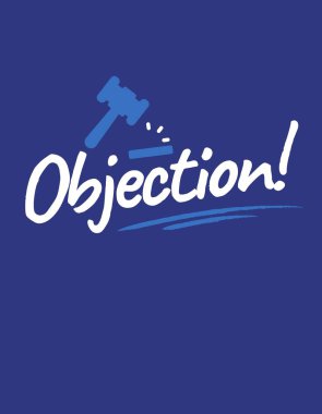 Mavi Gavel Tipografik Hukuki Profesyonel Tişört