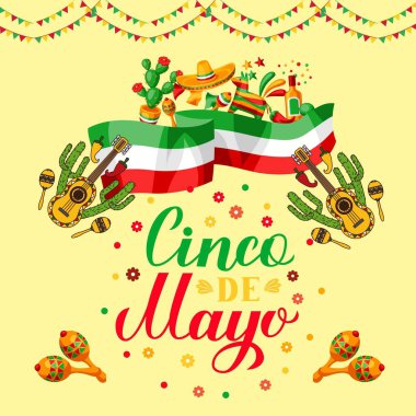 Cinco de mayonez sanat grafik tasarımı