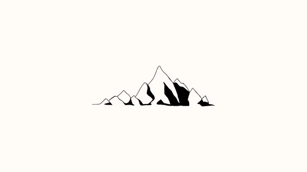 Mountain Desktop Обои Графический Дизайн — стоковое фото