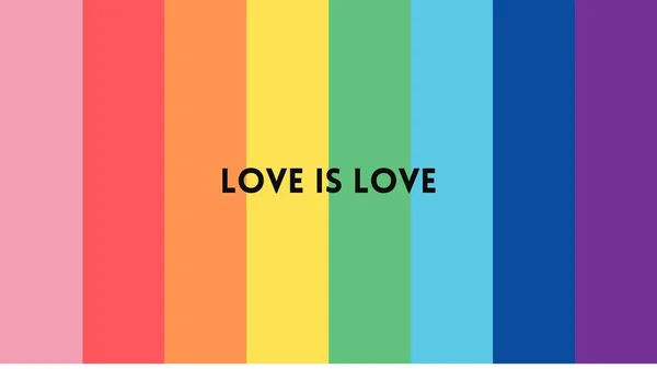 Rainbow Color Love Love Desktop Wallpaper — Stockfoto