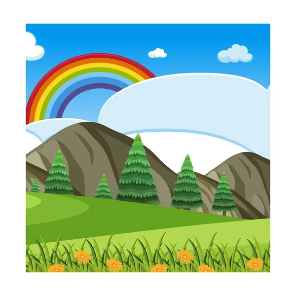 cute rainbow painting canvas print square