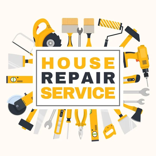 Huis Reparatie Service Instagram Post — Stockfoto