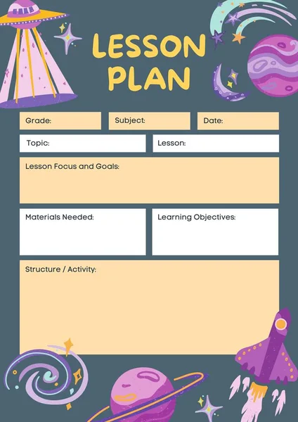 Playful Outer Space Lesson Plan