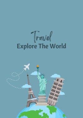 Gri Modern Seyahat (Flyer)