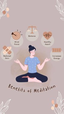 Bej Yaratıcı Meditasyon Instagram Hikayesinden Yararlanıyor