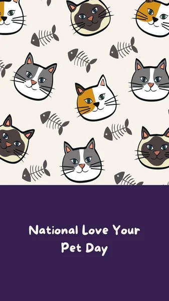 National Love Your Pet Day — Stockfoto