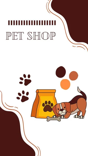 Tienda Mascotas Facebook Story — Foto de Stock