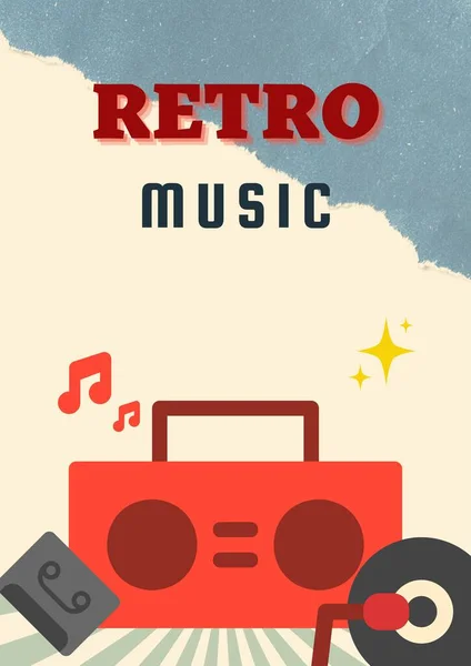 Braun Und Tosca Retro Musik Poster — Stockfoto