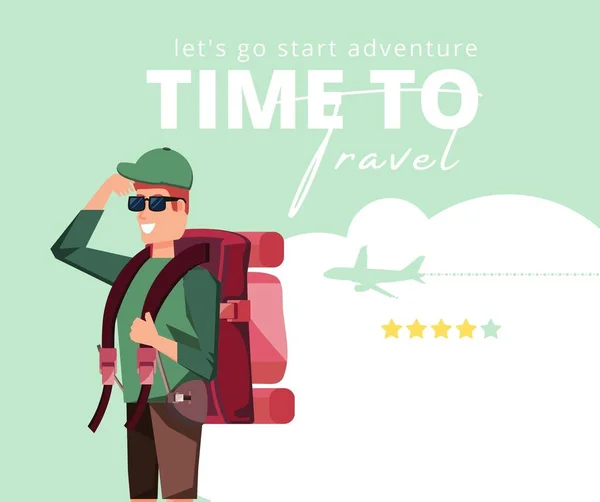 Modern Funny Flash Sale Travel Agent Facebook Post — 스톡 사진