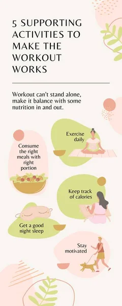 Natural Soft Touch Workout Tips Infographic