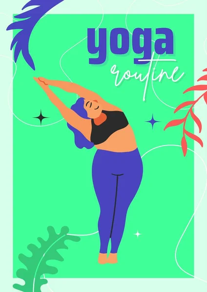 Yoga Routine Poster Template