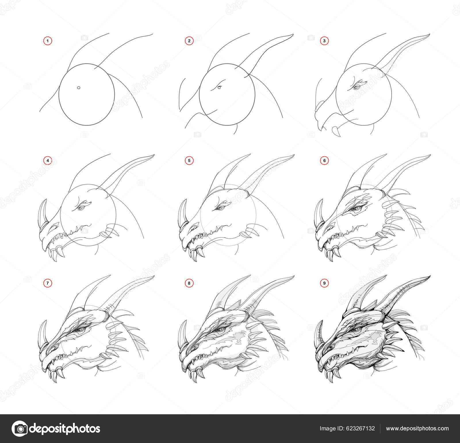 How To Draw a Dragon   Studio Sketch Tutorial 