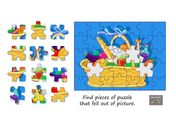 Jogo Quebra Cabeça Lógica Para Crianças Encontre Objetos Escondidos Imagem  imagem vetorial de Nataljacernecka© 564879004