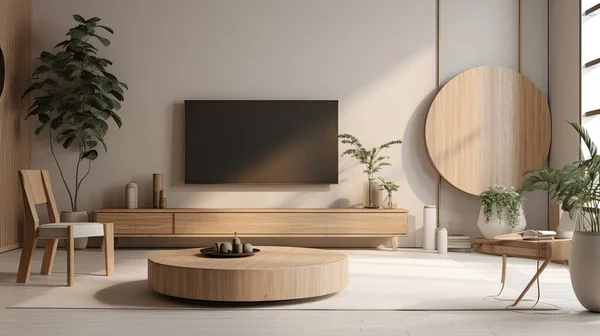 Modern Interior Comfortable Sofa Table — Stock Photo, Image