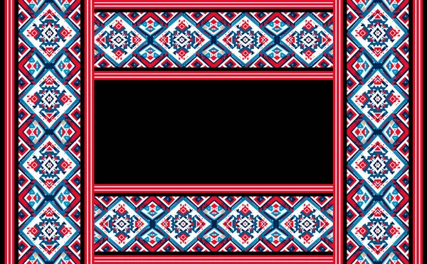 Géométrique Ethnique Oriental Ikat Motif Sans Couture Traditionnelle Design Pour — Image vectorielle