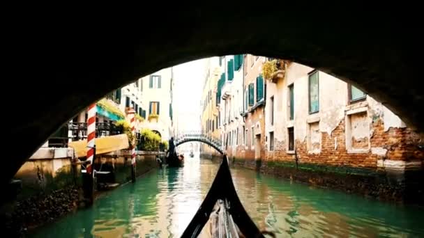 Talya Nın Venedik Şehrindeki Güzel Venedik Popüler Seyahat Merkezi Antik — Stok video