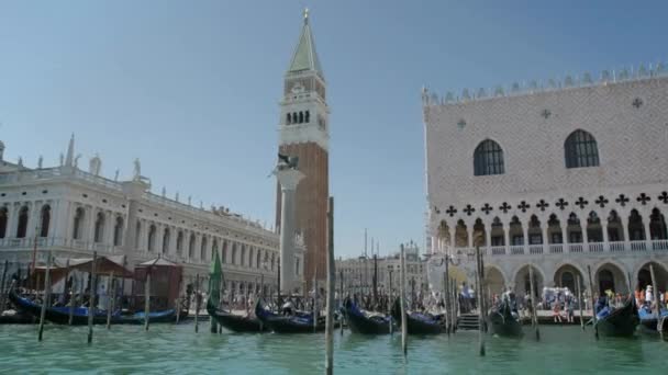 Talya Nın Venedik Şehrindeki Güzel Venedik Popüler Seyahat Merkezi Antik — Stok video