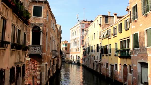 Schöne Venezianische Beliebtes Reiseziel Der Metropolstadt Venedig Italien Antike Stadt — Stockvideo