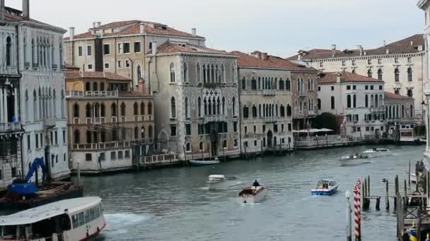 Santa Maria Della Salute Benátkách Tradiční Benátky Dům Itálie Turistika — Stock video