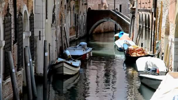 Venedik Santa Maria Della Selamlaması Geleneksel Venedik Evi Talya Turizm — Stok video