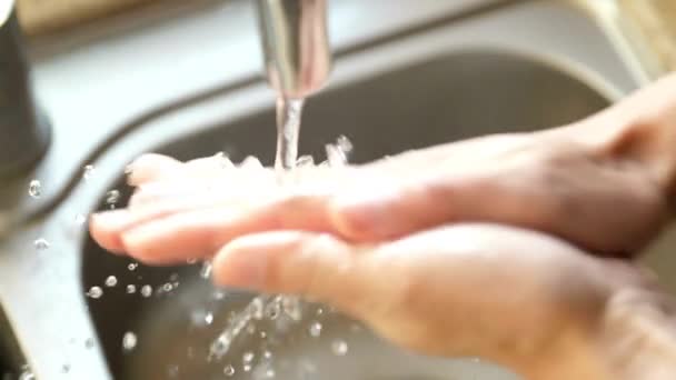 Мыть Руки После Проведения Мероприятий Консультирование Всемирной Организации Здравоохранения Концепция — стоковое видео