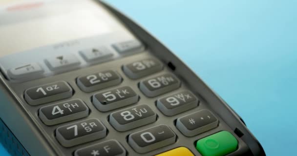 Mobilna Technologia Płatności Nfc Pos Terminalowa Transakcja Dla Konsumentów Płacąca — Wideo stockowe