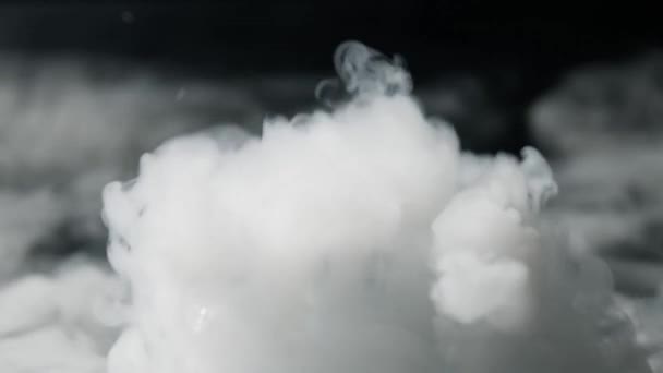 Дымовые Облака Пара Туман Реалистичный Облако Дыма Лучше Использования Композиции — стоковое видео