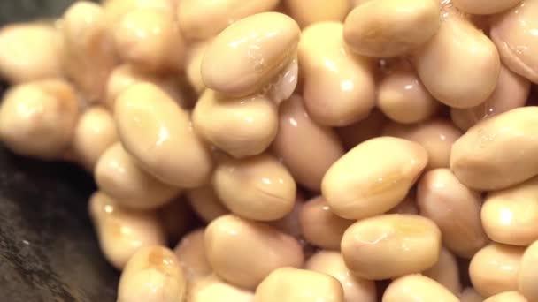 Raw Soy Bean Natto Japan Seed Food Organic Organic Food — Stock Video