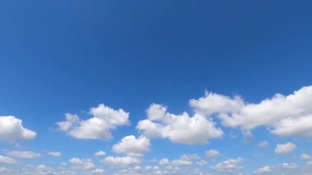 Tempo Nuvola Lasso Natura Sfondo Cielo Estate Luce Del Sole — Video Stock