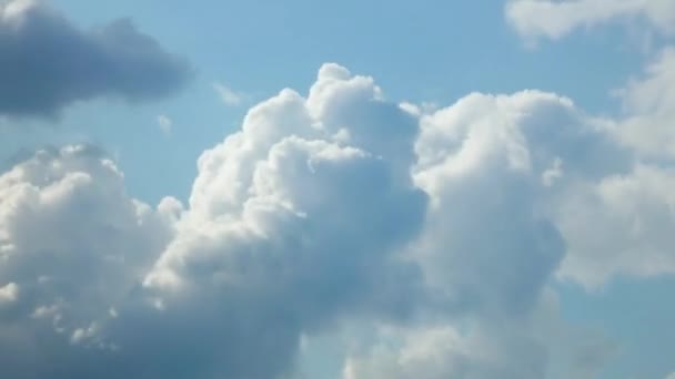 Time Lapse Bel Cielo Blu Con Nuvole Tempo Natura Sfondo — Video Stock