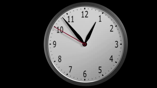 Czas Minął Pokazujące Timelapse Czasu Zegara Tyka Klasycznym Tle Zegar — Wideo stockowe