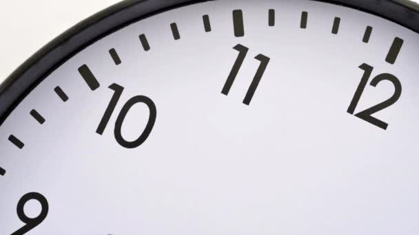 Time Lapse Clock Timelapse Reloj Pared Bucle Completo Tiempo Pasando — Vídeos de Stock