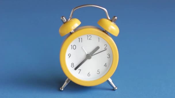 Conceito Passagem Tempo Relógio Analógico Timelapse Mostrando Movimento Rápido Toque — Vídeo de Stock