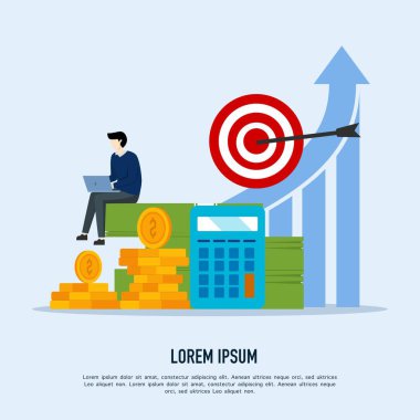 Çalışanlar iş raporları hazırlar. İş büyümesi ve finans yatırımları kavramı. Finansal raporlar. İş stratejisi konsepti. istatistiksel veya finansal bilgileri analiz et